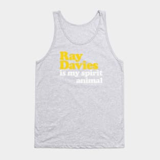 Ray Davies Is My Spirit Animal / Retro Faded Style Tank Top